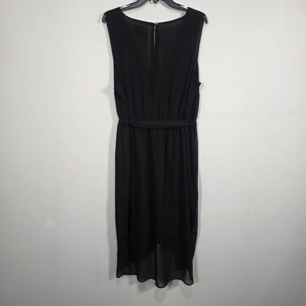 CITY CHIC Trendy Plus‎ Size Sleeveless Faux-Wrap Dress Size 16 - Picture 7 of 8